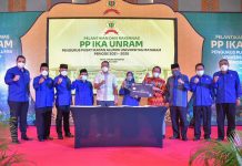 Pelantikan PP IKA Unram sukses digelar, Gubernur NTB harapkan kontribusi untuk daerah