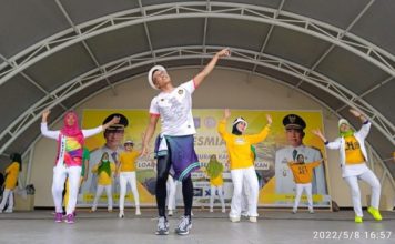 Senam kreasi dan yoga, cara sehat IOSKI NTB ajak masyarakat sambut tradisi Lebaran Topat