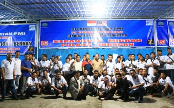 Lepas 43 orang PMI, Disnaker Lobar dan KLU saksi implementasi bebas biaya PT. Kijang
