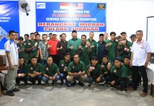 Jajaran wakil rakyat Partai Kebangkitan Bangsa, lepas keberangkatan CPMI untuk PT. Lamsoons Malaysia