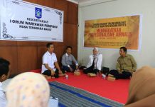 Pengda NTB mulai rangkaian hari jadi IJTI ke 25 dengan sesi diskusi bersama Forum Wartawan Pemprov NTB