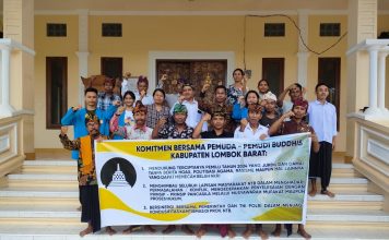 Pesan damai Majelis Buddhayana Lombok untuk Pemilu 2024 yang berintegritas