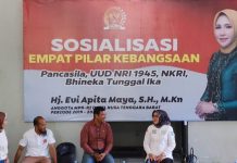 Sosialisasi 4 Pilar Kebangsaan sampai di Sekolah Kejuruan ujung timur Pulau Lombok