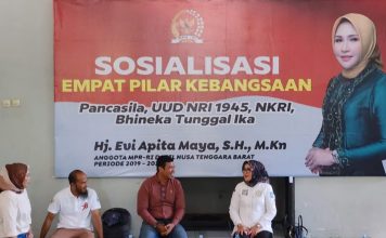 Sosialisasi 4 Pilar Kebangsaan sampai di Sekolah Kejuruan ujung timur Pulau Lombok