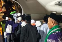 Kloter 001 JCH Embarkasi Lombok diberangkatkan ke Tanah Suci