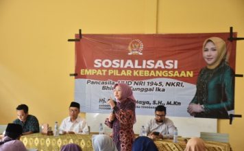Evi Apita Maya edukasi masyarakat Lotim tentang 4 Pilar Kebangsaan dan KMP