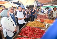 Gubernur NTB inspeksi pasar induk Mandalika, pastikan pasokan dan harga pangan aman