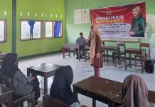 Evi Apita Maya edukasi pelajar tentang 4 Pilar Kebangsaan dari isu konflik Timur Tengah