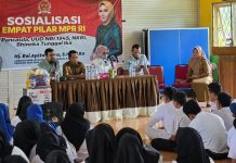 Tanamkan nilai integritas, Evi Apita Maya sosialisasi empat pilar kebangsaan di SMKN 1 Seteluk