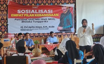 Sosialisasi 4 Pilar Kebangsaan jadi materi pelajaran ekstra SMK di Lombok Tengah