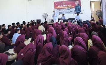 Evi Apita Maya bekali pelajar SRMA Lombok Timur wawasan 4 Pilar Kebangsaan